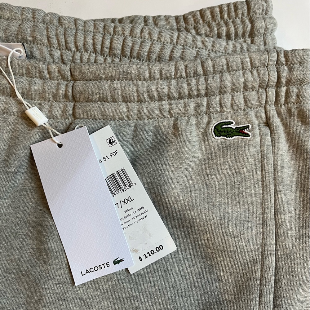 NWT Lacoste sweatpants men XXL